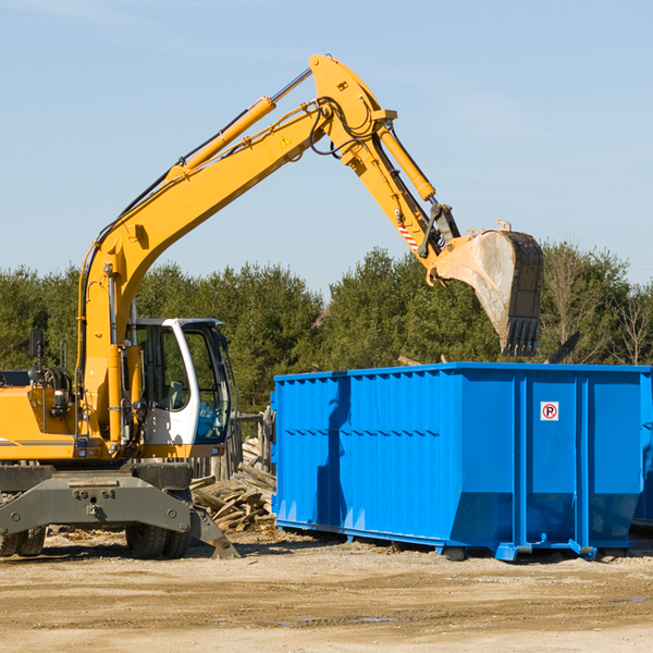 what happens if the residential dumpster is damaged or stolen during rental in Hydeville Vermont